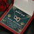 Gorgeous Wife Birthday Interlocking Hearts Necklace Pendant Message Box Gift