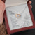 Wife From Husband Interlocking Hearts Message Box Pendant Necklace Gift