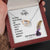 Wife From Husband Interlocking Hearts Pendant Necklace Message Box Gift