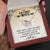 Air Force Wife Military Interlocking Hearts Necklace Pendant Women Message Box
