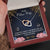 Police Wife Gift From Husband Interlocking Hearts Necklace Pendant Message Box