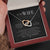 Wife From Husband Interlocking Hearts Message Box Necklace Pendant Gift