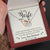 Wife Gift From Husband Interlocking Hearts Message Box Pendant Necklace Gift