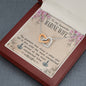 Marine Wife Gift From Husband Interlocking Hearts Necklace Pendant Message Box