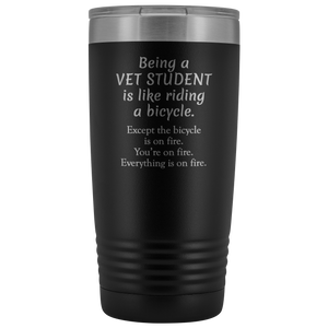 Vet Student Tumbler Funny Gift, Vet Office Worker, Veterinary Medicine Tumbler, Veterinary Assistant Present, Vet School Tumbler (20 oz)