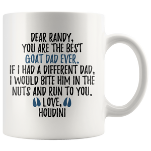 Randy Goat Houdini Dad Coffee Mug (11 oz)