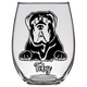 Toby Bullmastiff Stemless Wine Glass
