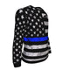 Police Support American Flag Sweatshirt