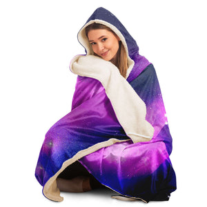 Unicorn Galaxy Hooded Blanket -