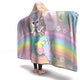Personalized Mermaid Hooded Blanket - Casey