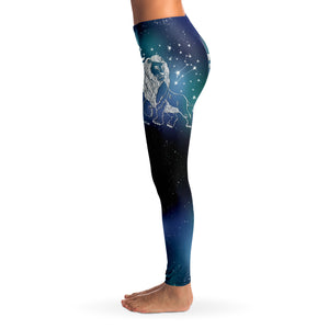 Leo Horoscope Zodiac Star Sign Leggings