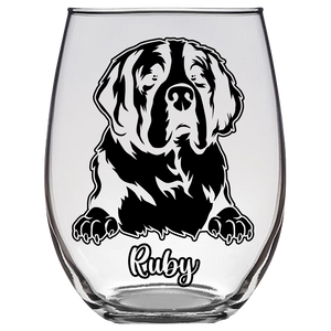 Ruby - St Bernard Stemless Wine Glass