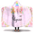 Personalized Unicorn Hooded Blanket - Alyssa
