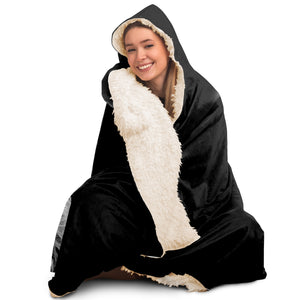 White Lion Head Hooded Blanket