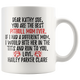 Personalized Pitbull Dog Hailey Parker Claire Mom Kathy Sue Coffee Mug (11 oz)