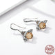 Lovely Orange Bee Earrings - Sterling Silver 2018 - Freedom Look