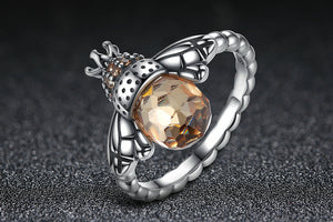 HQ Bee Finger Ring - 925 Sterling Silver - Freedom Look