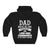 Funny Dad King Of Toilet Couch Commander Hoodie Daddy Hooded Sweatshirt
