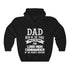 Funny Dad King Of Toilet Couch Commander Hoodie Daddy Hooded Sweatshirt