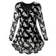 Black Butterfly Blouse XL - 5XL - Freedom Look