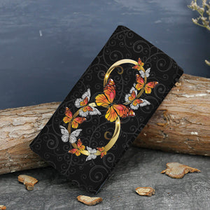 Butterfly Monarch Infinity Unique Wallet - Freedom Look