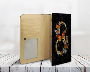 Butterfly Monarch Infinity Unique Wallet - Freedom Look