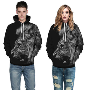 Lion Men/Women 3D Hoodie for this Autumn & Winter - Freedom Look