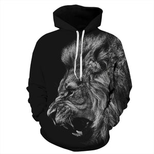 Lion Men/Women 3D Hoodie for this Autumn & Winter - Freedom Look