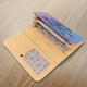 Blue And Rose Infinity Morpho Butterflies Wallet - Freedom Look