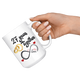 27th Wedding Anniversary Gift For Him And Her, 27th Anniversary Mug For Husband & Wife, Married For 27 Years, 27 Years Together With Her (15 oz )