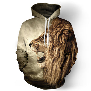 Lion Men/Women 3D Hoodie for this Autumn & Winter - Freedom Look