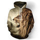 Lion Men/Women 3D Hoodie for this Autumn & Winter - Freedom Look