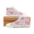High & Low Top Canvas Women's Shoes with Lovely Butterfly Pattern
