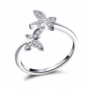 Butterfly Ring for Queens - 925 Sterling Silver - Freedom Look