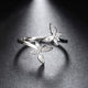 Butterfly Ring for Queens - 925 Sterling Silver - Freedom Look
