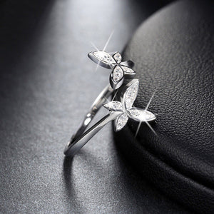 Butterfly Ring for Queens - 925 Sterling Silver - Freedom Look