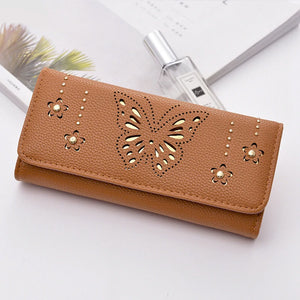 Vintage Butterfly Large Wallet