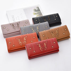 Vintage Butterfly Large Wallet