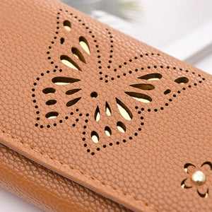 Vintage Butterfly Large Wallet