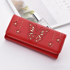Vintage Butterfly Large Wallet