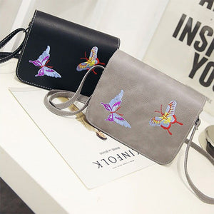 Small Butterfly PU Leather Purse for Summer 2017 - Freedom Look