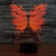 High Quality 3D Illusion Butterfly LED Lamp - Freedom Look