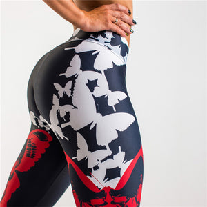 Butterfly Push Up Leggings for Summer 2018 - Freedom Look