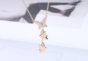 Butterfly Necklace from Swarovski - Best Seller - Freedom Look