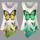 Summer O-Neck Butterfly Casual Top