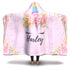 Personalized Unicorn Hooded Blanket - Harley