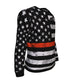 Red Line US Flag Firefighter Sweatshirt
