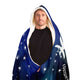 Personalized Pisces Horoscope Zodiac Star Sign Hooded Blanket
