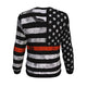 Red Line US Flag Firefighter Sweatshirt