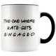 The One Where Kate Gets Engaged Colored Coffee Mug (11 oz)
